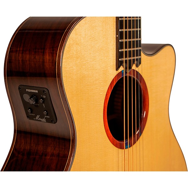 Merida R1CS Imperial Series Grand Auditorium Acoustic-Electric Guitar Natural