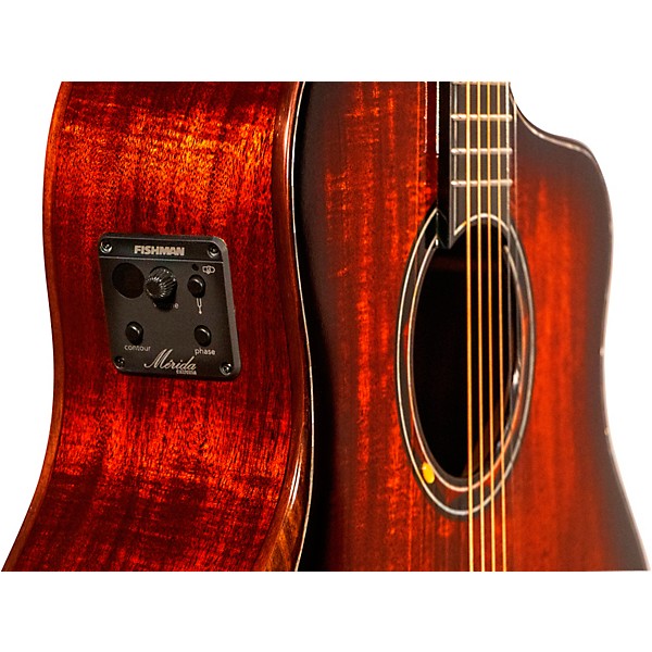 Merida Scar Beyond Series Jumbo Acoustic-Electric Guitar Vintage Sunburst