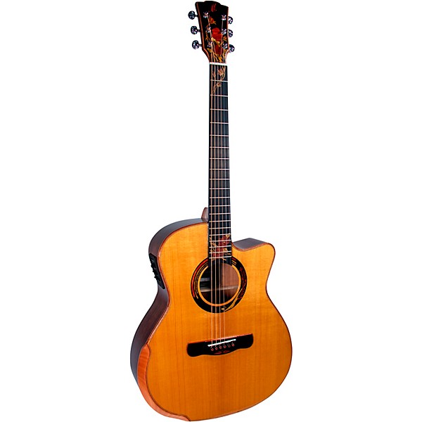 Merida Autumn Four Seasons Series Grand Auditorium Acoustic-Electric Guitar Natural