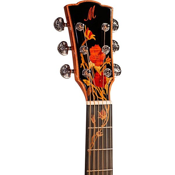 Merida Autumn Four Seasons Series Grand Auditorium Acoustic-Electric Guitar Natural