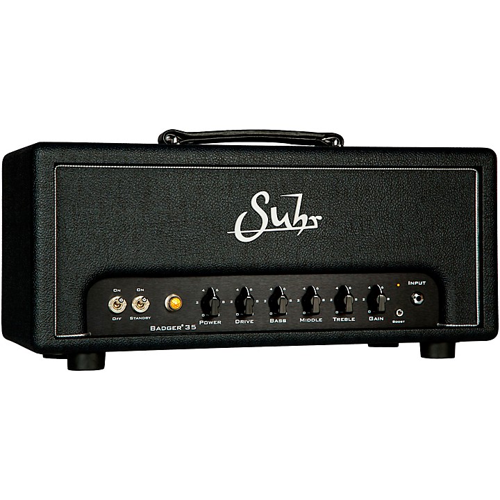 Suhr Badger 35B ギターアンプ Suhr Badger 35 35W Tube Guitar Amp Head Black | Guitar Center
