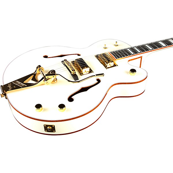 Gretsch G8424T Billy Duffy Signature Falcon LTD Hollow Body with Bigsby Electric Guitar Vintage White