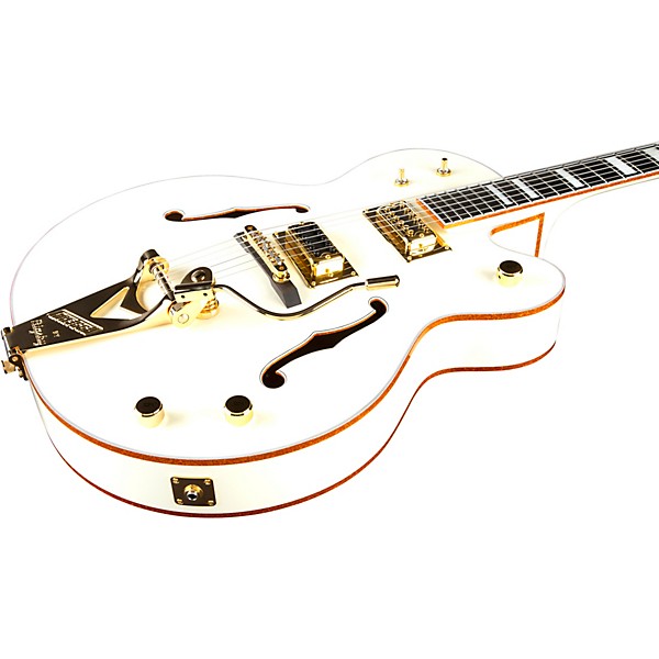 Gretsch G8424T Billy Duffy Signature Falcon LTD Hollow Body with Bigsby Electric Guitar Vintage White