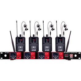 Galaxy Audio Quad UHF Wireless In-Ear Monitor Band System 506-524MHz