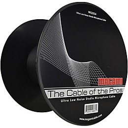 Mogami WG253400656 Bulk Quad Mic Cable Black (Sold Per Foot) 50 ft. Black