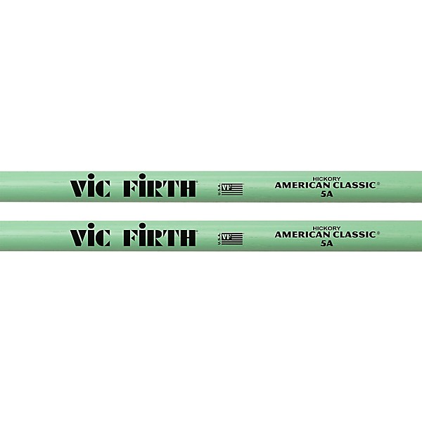 Vic Firth American Classic Seafoam Green Drum Sticks 2-Pack 5A Wood