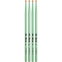 Vic Firth American Classic Seafoam Green Drum Sticks 2-Pack 5B Wood