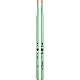 Vic Firth American Classic Seafoam Green Drum Sticks 2-Pack 5B Wood