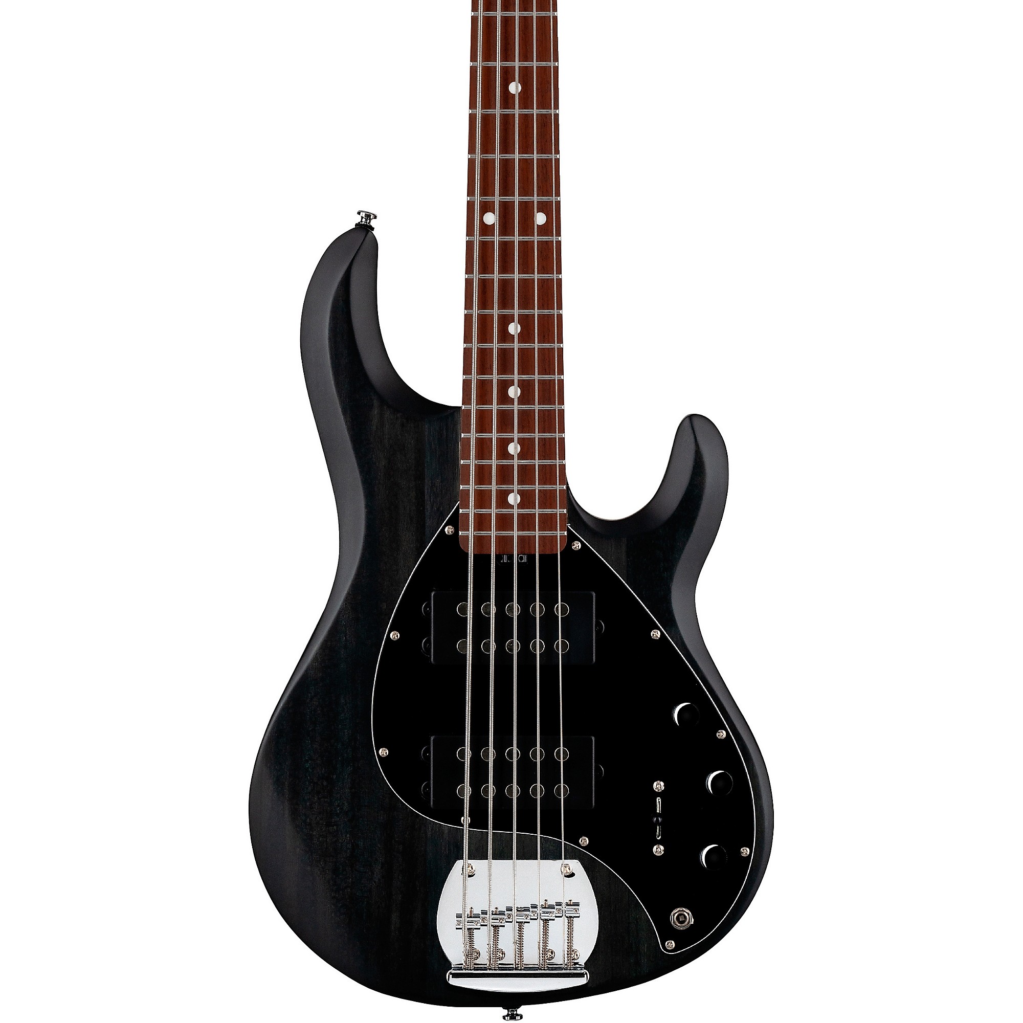 Open Box Sterling by Music Man Trans Black Satin
