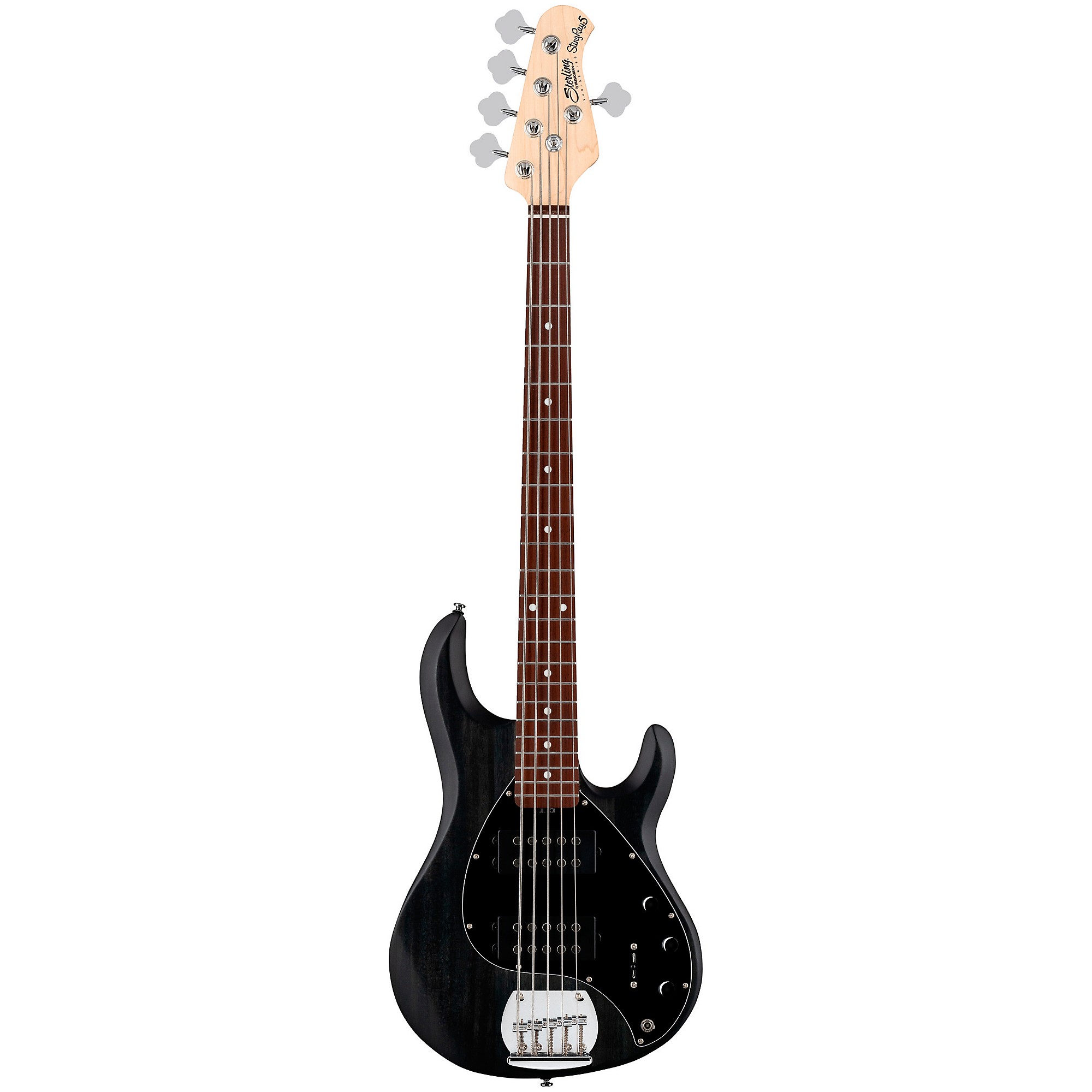 Open Box Sterling by Music Man Trans Black Satin