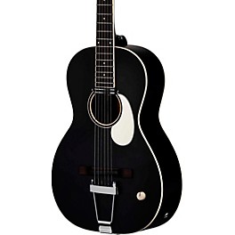 Orangewood Juniper Rubber Bridge Parlor Acoustic-El... Orangewood Juniper Rubber Bridge Parlor Acoustic-Electric Guitar Black