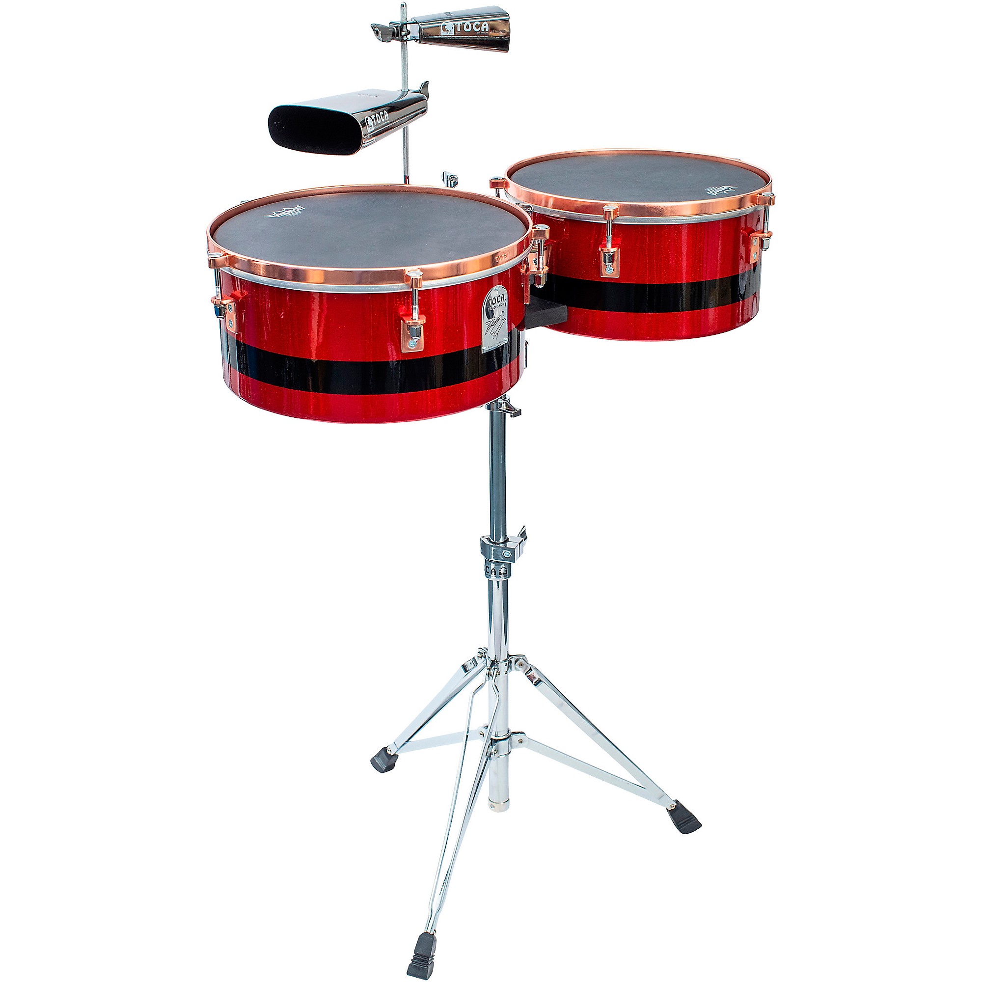 【エンビロン】TIMLESS VIBRANCE+ TRIO Toca Eric Velez Signature Series Timbales Rojo Arandano Glitter