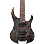 Legator Ghost 7 string Super Shred Series Electric Guitar Black Burl thumbnail