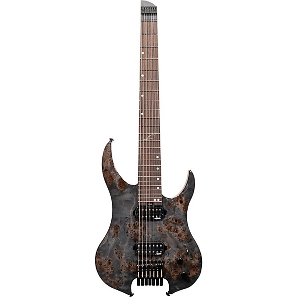 Legator Ghost 7 string Super Shred Series Electric Guitar Black Burl