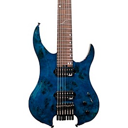 Legator Ghost 7 string Super Shred Series Electric Gui... Legator Ghost 7 string Super Shred Series Electric Guitar Blue Burl