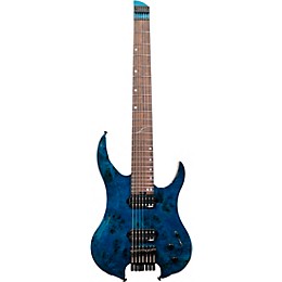 Legator Ghost 7 string Super Shred Series Electric Guitar Blue Burl