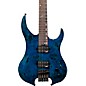 Legator Ghost 6 string Super Shred Series Electric Guitar Blue Burl thumbnail