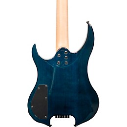 Legator Ghost 6 string Super Shred Series Electric Guitar Blue Burl