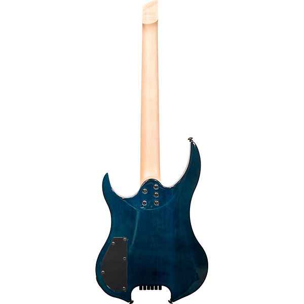 Legator Ghost 6 string Super Shred Series Electric Guitar Blue Burl