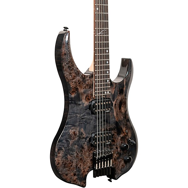 Legator Ghost 6 string Super Shred Series Electric Guitar Black Burl