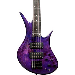 Legator Helio 5 String Bass Super Shred Series... Legator Helio 5 String Bass Super Shred Series Electric Guitar Magenta Burl