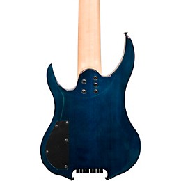 Legator Ghost 8 string Super Shred Series Electric Guitar Blue Burl