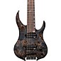 Legator Ghost 8 string Super Shred Series Electric Guitar Black Burl thumbnail