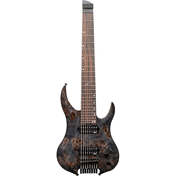 Legator Ghost 8 string Super Shred Series Electric Guitar Black Burl