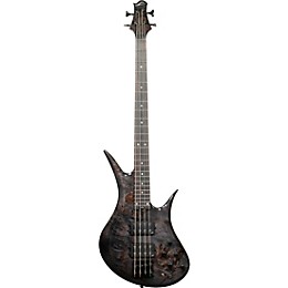 Legator Helio 4 string Bass Super Shred Series Electric Guitar Black Burl
