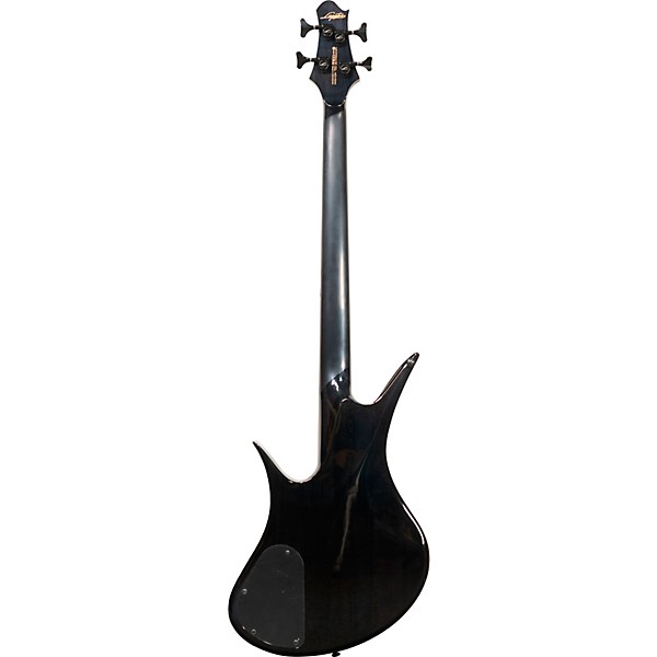 Legator Helio 4 string Bass Super Shred Series Electric Guitar Black Burl