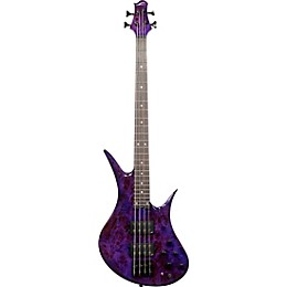 Legator Helio 4 string Bass Super Shred Series Electric Guitar Magenta Burl