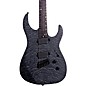 Legator Ninja 6 String Multi-Scale Super Shred Series Quilted Maple Electric Guitar Black thumbnail