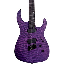 Legator Ninja 6 String Multi-Sc... Legator Ninja 6 String Multi-Scale Super Shred Series Quilted Maple Electric Guitar Purple