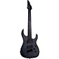 Legator Ninja 7 String Multi-Scale Super Shred Series Quilted Maple Electric Guitar Black