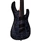 Legator Ninja 7 String Multi-Scale Super Shred Series Quilted Maple Electric Guitar Black