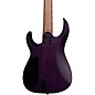 Legator Ninja 7 String Multi-Scale Super Shred Series Quilted Maple Electric Guitar Purple