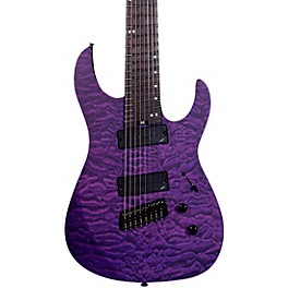 Legator Ninja 8 String Multi-Sc... Legator Ninja 8 String Multi-Scale Super Shred Series Quilted Maple Electric Guitar Purple