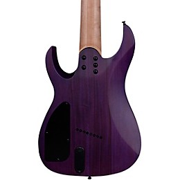 Legator Ninja 8 String Multi-Scale Super Shred Series Quilted Maple Electric Guitar Purple