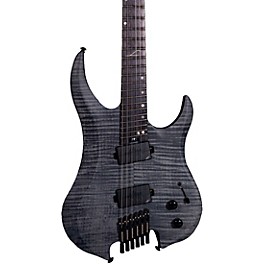 Legator Ghost 6 String Multi-Scal... Legator Ghost 6 String Multi-Scale Super Shred Series Flamed Maple Electric Guitar Black