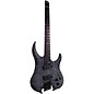 Legator Ghost 6 String Multi-Scale Super Shred Series Flamed Maple Electric Guitar Black