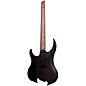 Legator Ghost 6 String Multi-Scale Super Shred Series Flamed Maple Electric Guitar Black