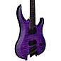 Legator Ghost 6 String Multi-Scale Super Shred Series Flamed Maple Electric Guitar Purple