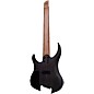 Legator Ghost 7 String Multi-Scale Super Shred Series Flamed Maple Electric Guitar Black