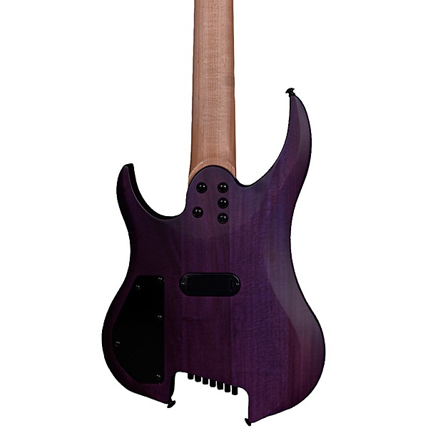 Legator Ghost 7 String Multi-Scale Super Shred Series Flamed Maple Electric Guitar Purple