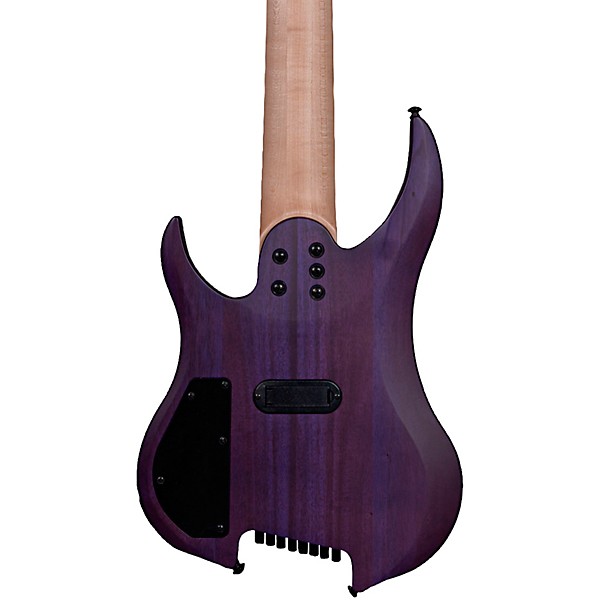 Legator Ghost 8 String Multi-Scale Super Shred Series Flamed Maple Electric Guitar Purple