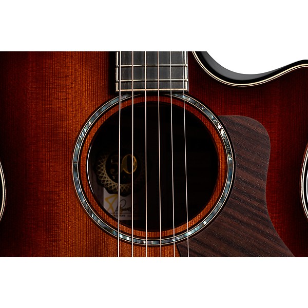 Taylor 814ce Custom 50th Anniversary Builder's Edition Grand Auditorium Acoustic-Electric Guitar Shaded Edge Burst