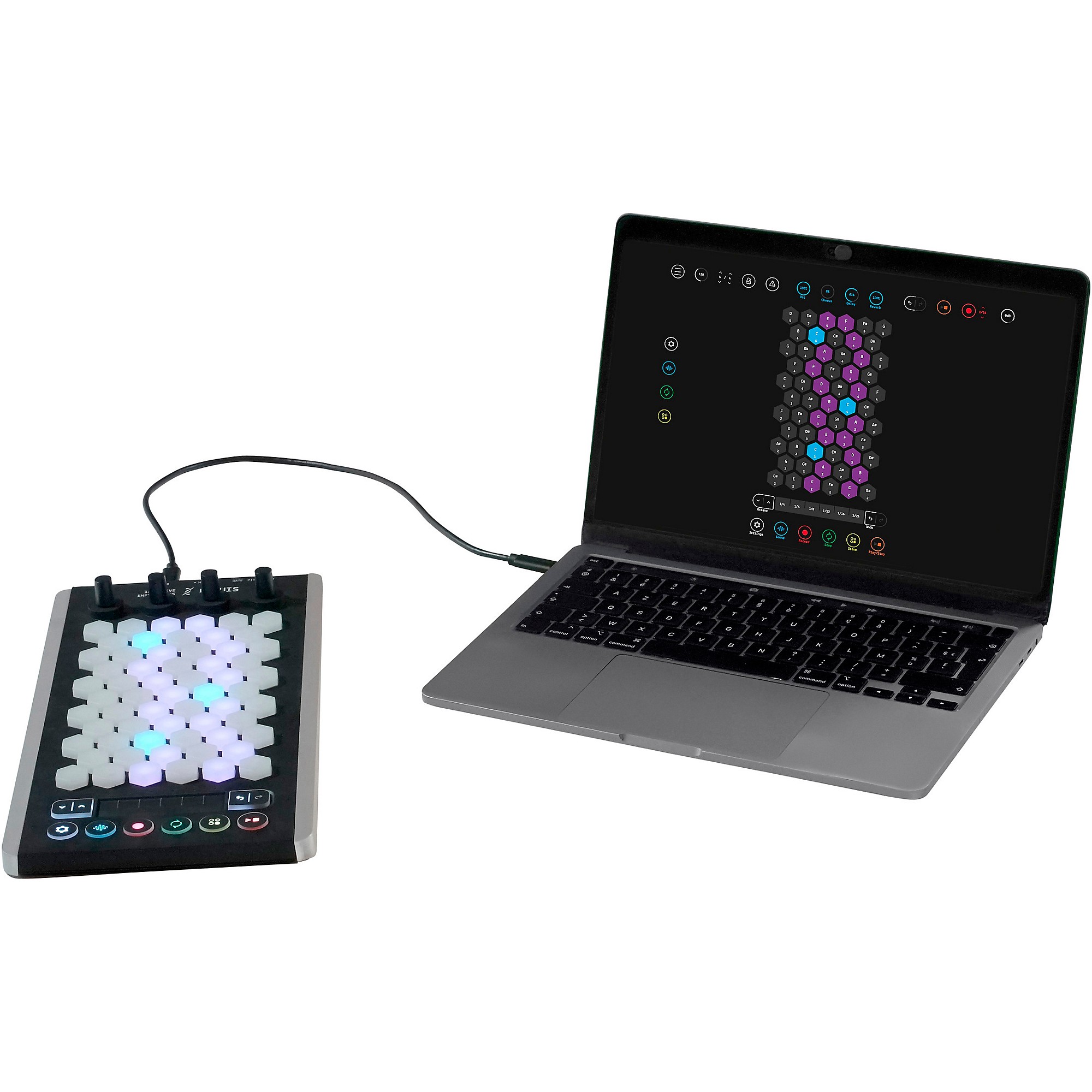 Intuitive Instruments Exquis MPE MIDI/CV Controller Black | Guitar