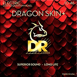 DR Strings Dragon ... DR Strings Dragon Skin+ Coated Accurate Core Technology 6-String Nickel Electric Guitar Strings 10 - 46