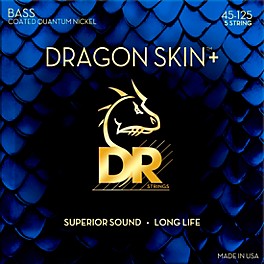 DR Strings Dragon Sk... DR Strings Dragon Skin+ Coated Accurate Core Technology 5-String Quantum Nickel Bass Strings 45 - 125