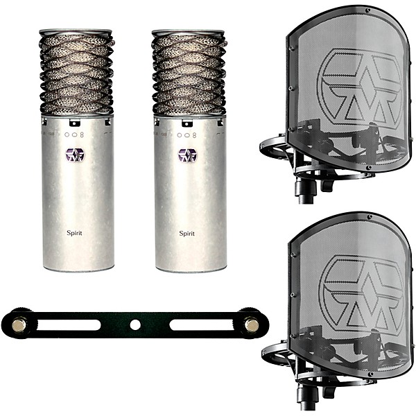 Aston Microphones SPIRIT STEREO PAIR - 2 High-performance, switchable pattern, large diaphragm condenser microphone
